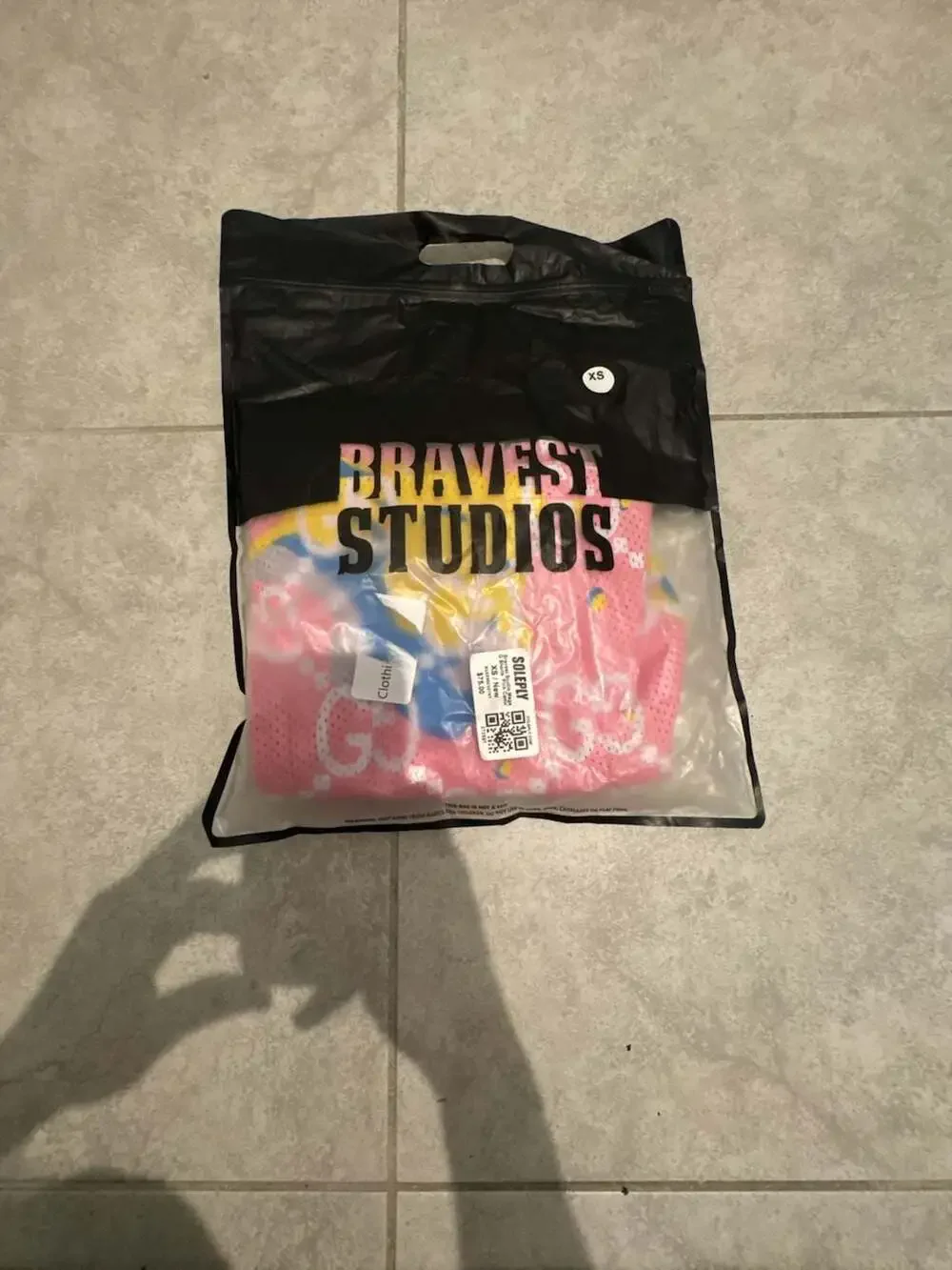 Bravest Studios Pink Multi Cotton Candy Mega GG Mesh Shorts